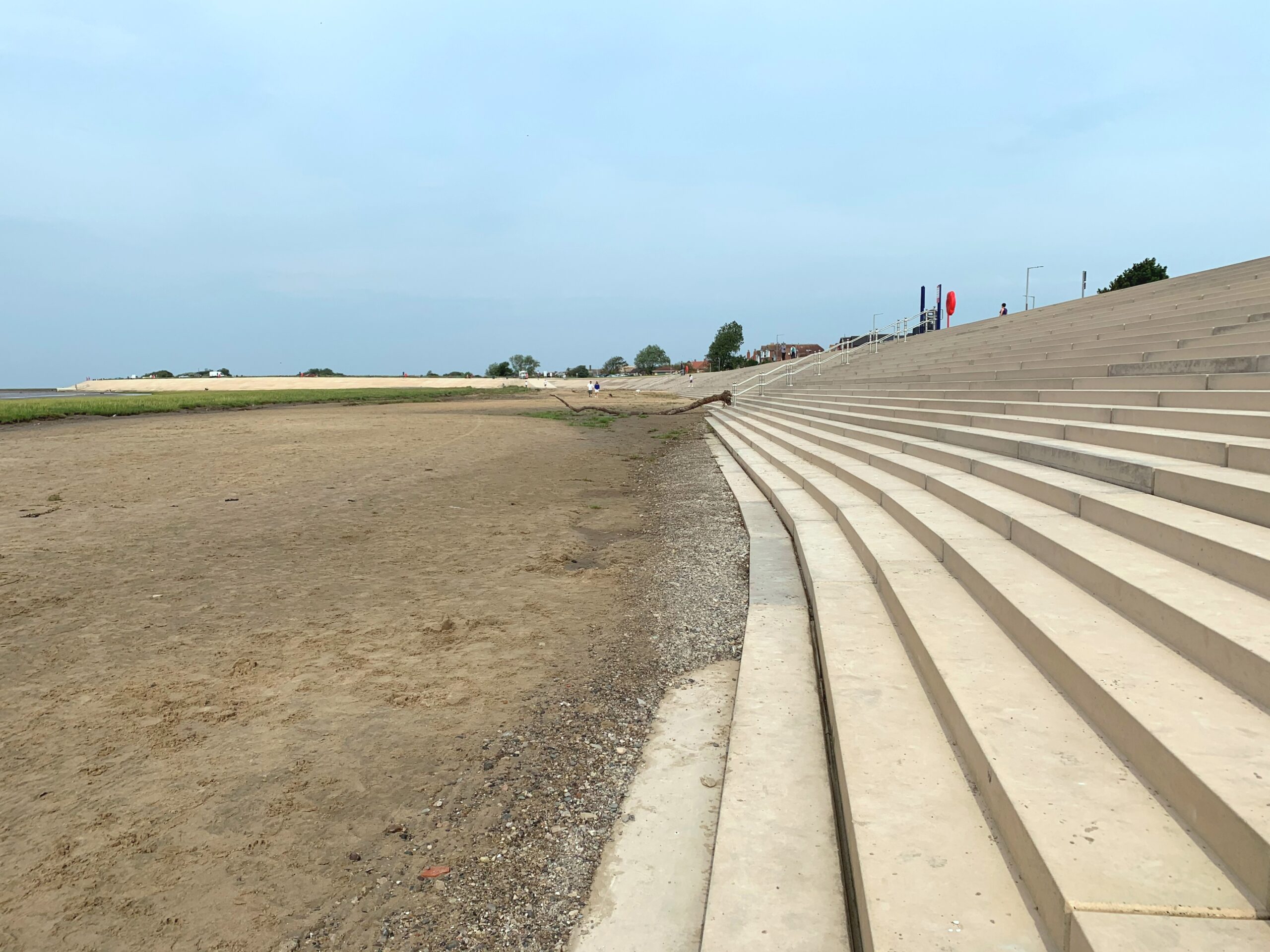 New seafront at Fairhaven Lake