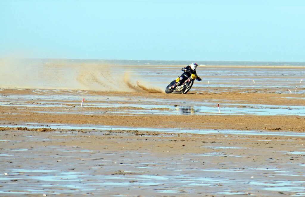 Single rider at Fylde ACU British Sandmasters 2022. Photo: Sue Massey